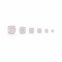 Orecchini in argento 925 con zirconi - Orecchini Amber Constellation Silver