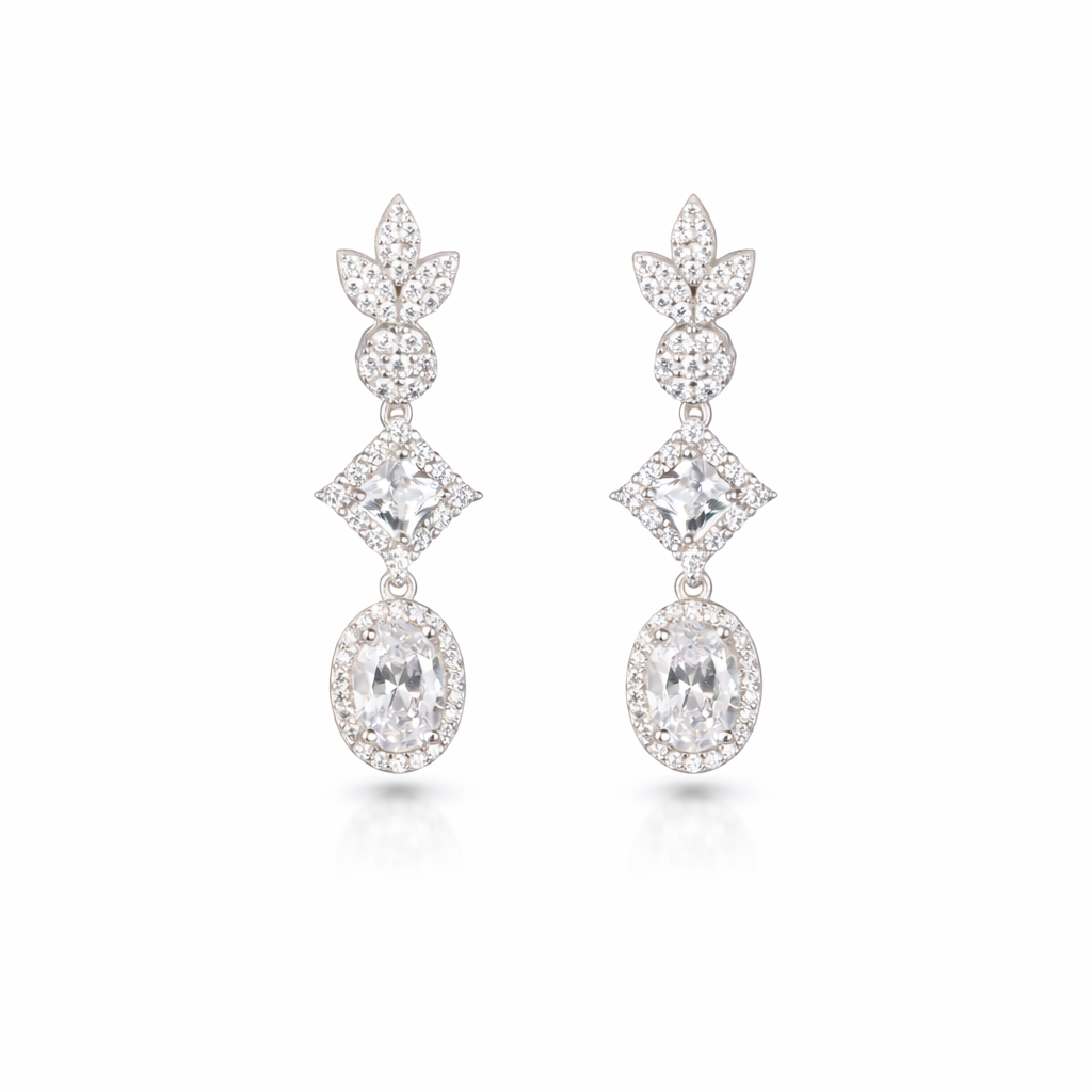 Gioiello in argento 925 - Royal Gala Marquise & Oval Drops