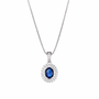Collana pendenti in argento 925 - Collana Luce Eterna Blue Royale