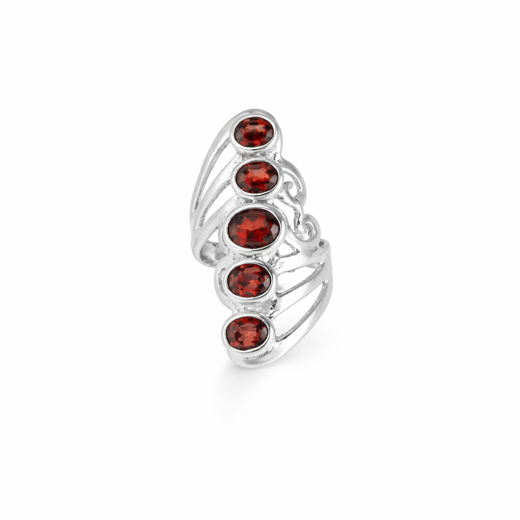 Anello - Anello Zenia Red gems