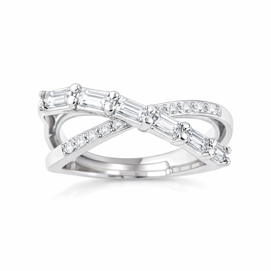 Anello con zirconi - Anello Manila White Zircon