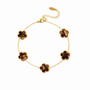 Bracciale dorato - Bracciale Quadrifoglio Bronze Gold