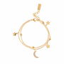 Bracciale dorato - Bracciale Moon Star