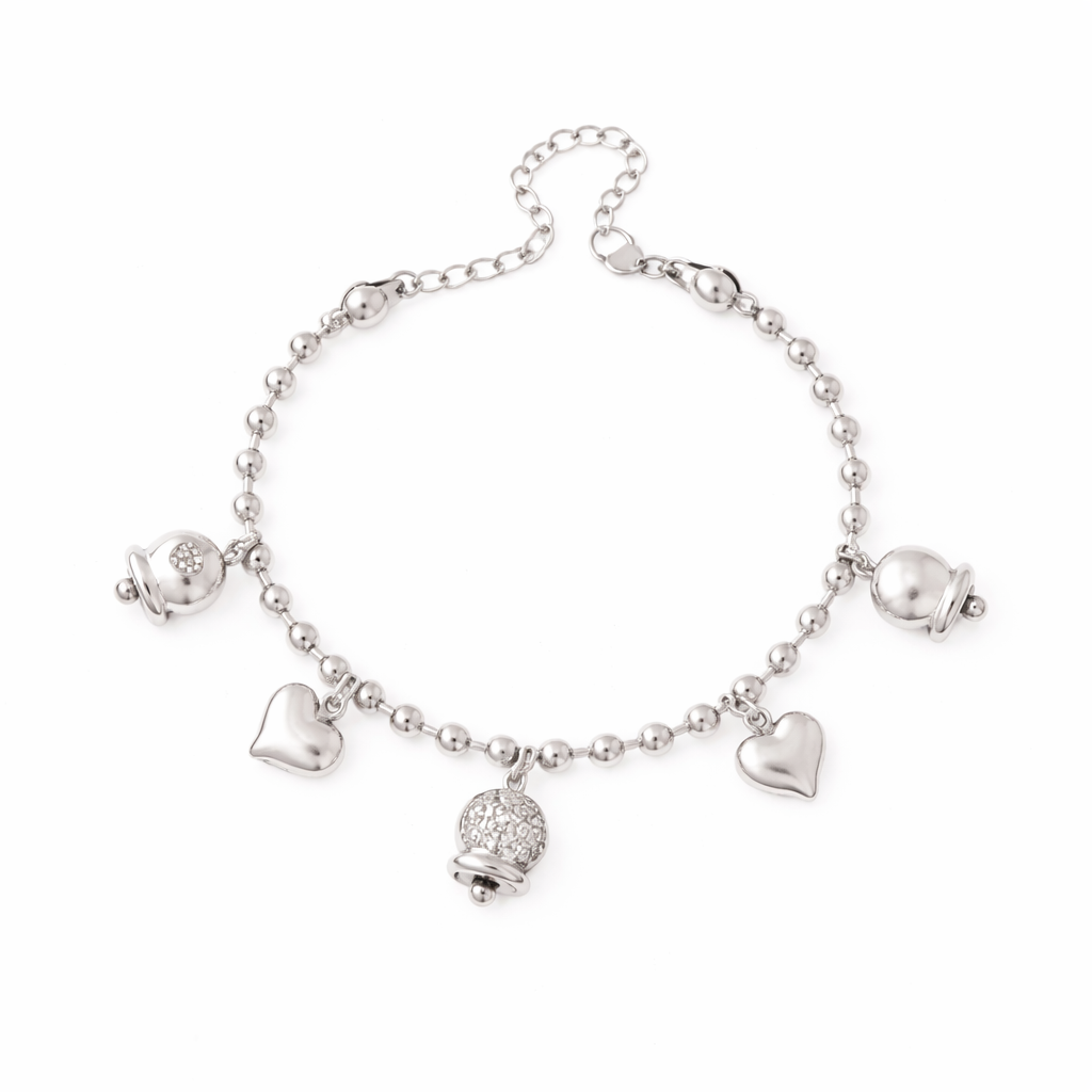 Bracciale con cuore - Bracciale Sweet Silver