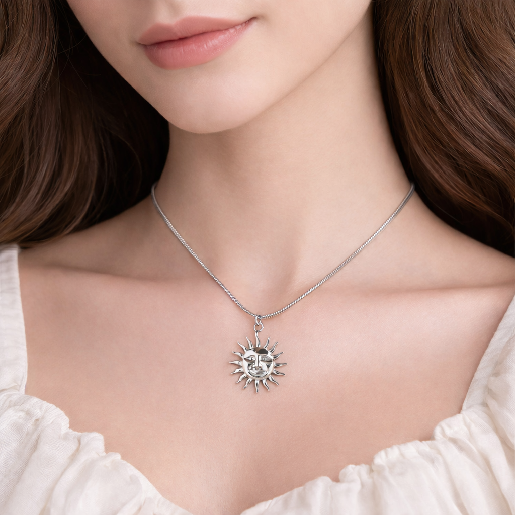 Collana pendenti - Collana Silver Sun