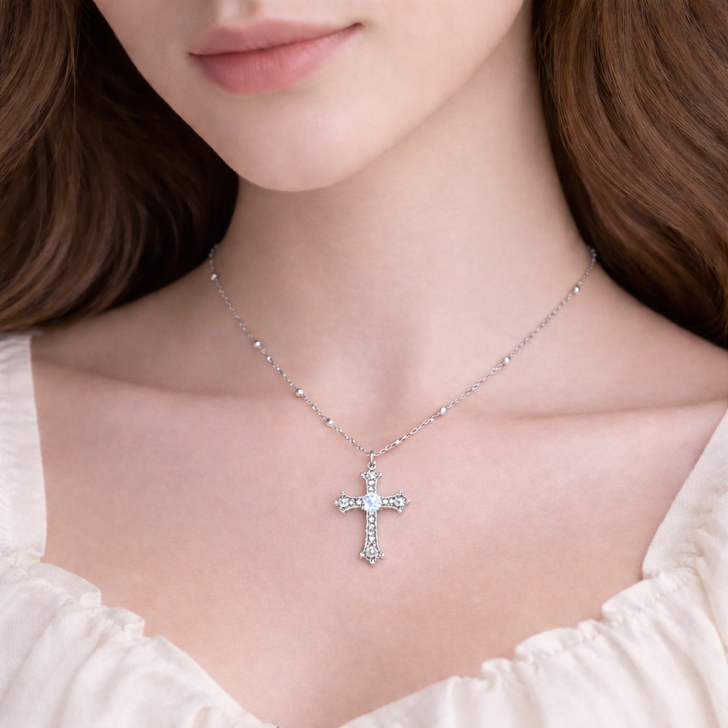 Collana pendenti con croce - Collana Light Cross