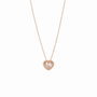 Collana pendenti con cuore - Collana Champagne Heart
