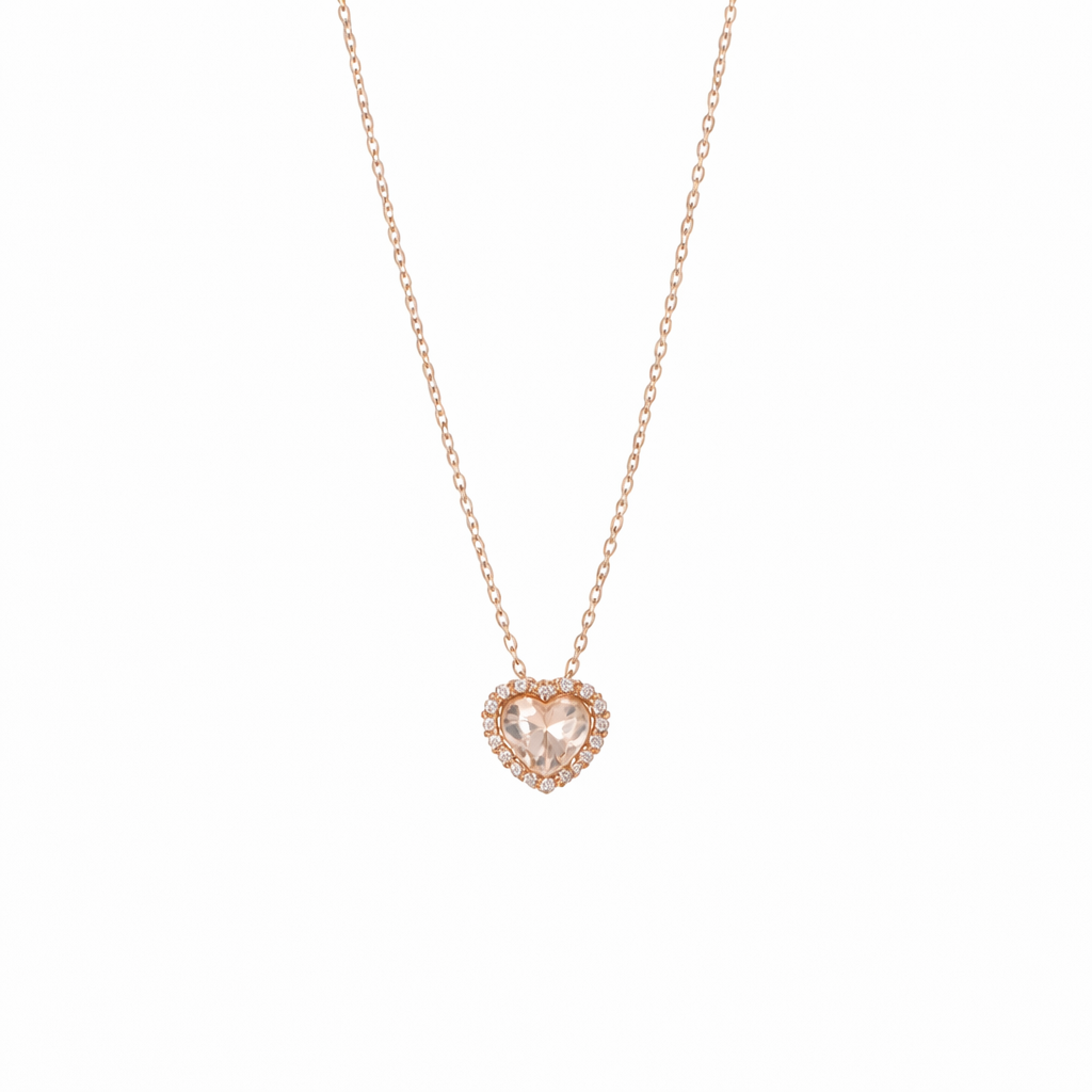 Collana pendenti con cuore - Collana Champagne Heart