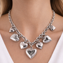 Collana con cuore - Collana Hearts Silver
