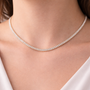 Collana dorato - Collana Diamond Line