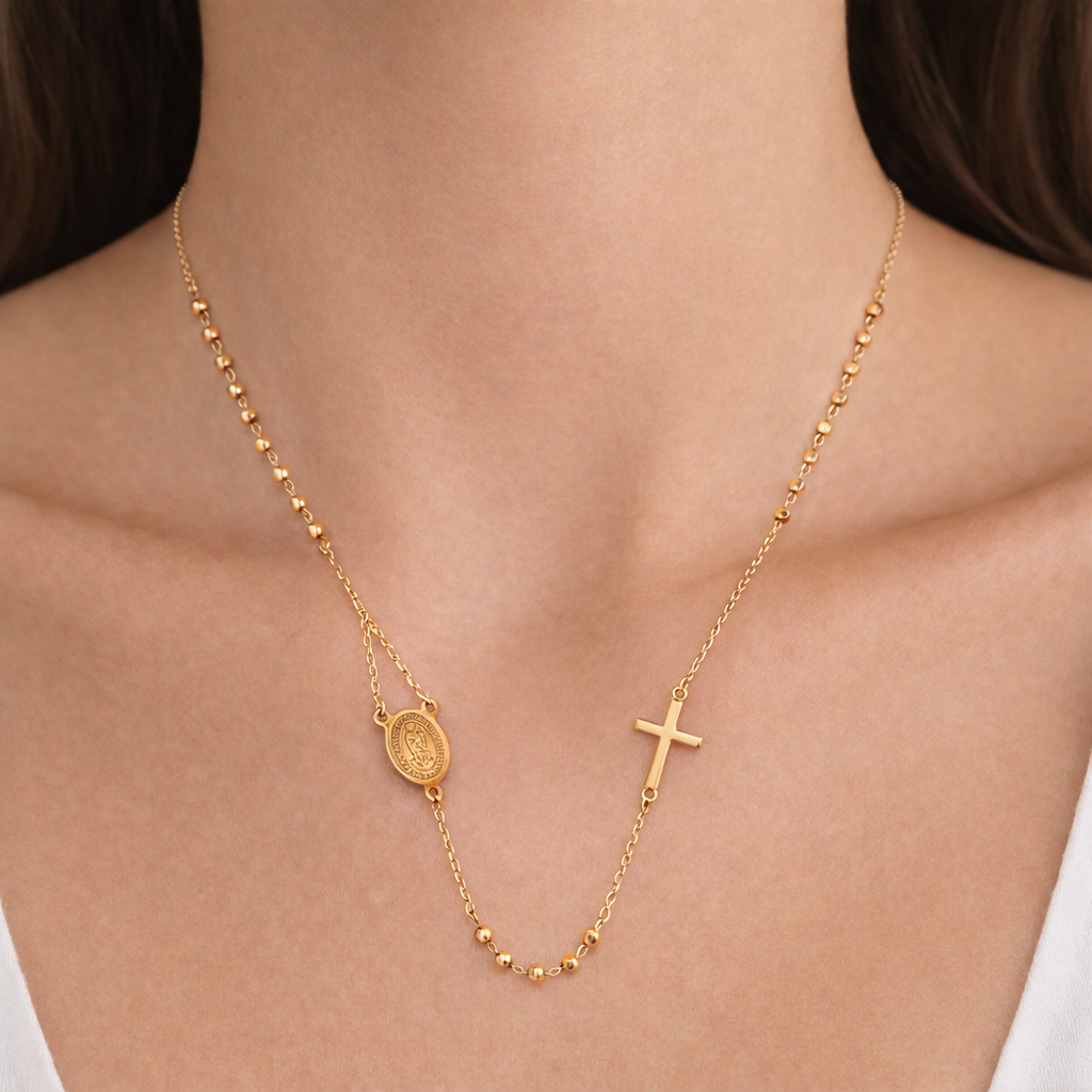 Collana dorato - Collana Sacra Gold
