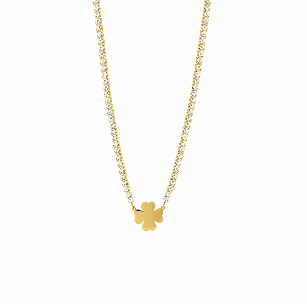 Collana dorato - Collana Golden Clover