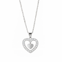 Collana pendenti con cuore - Collana Silver Love