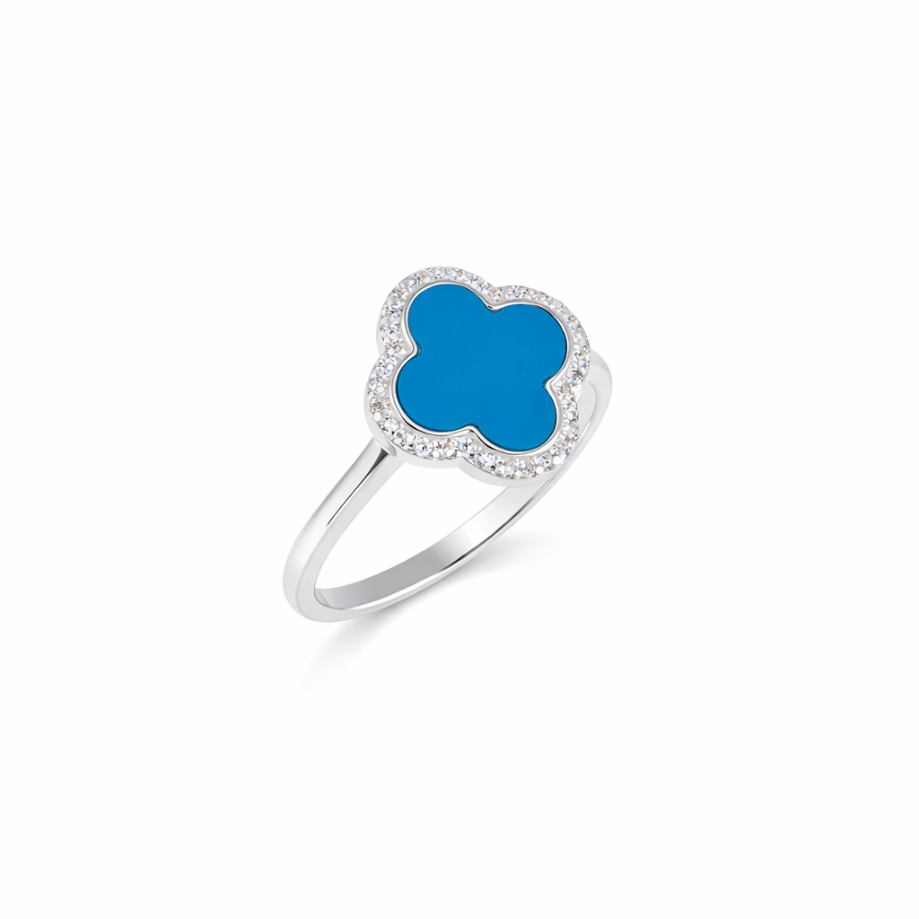 Anello in argento 925 - Anello Lucky Argento 925 Turquoise