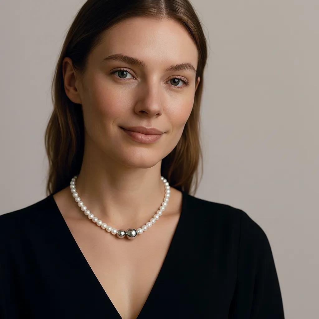 Collana - Collana Pearl Sphere - FOTO 2