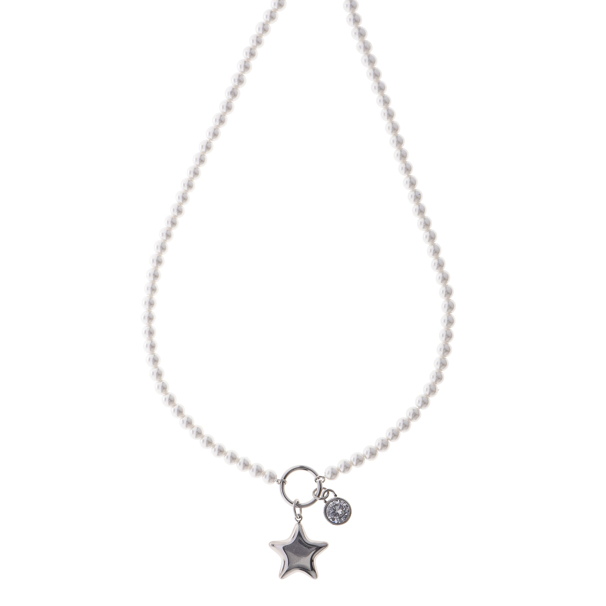 Collana - Collana Pearls Silver Star