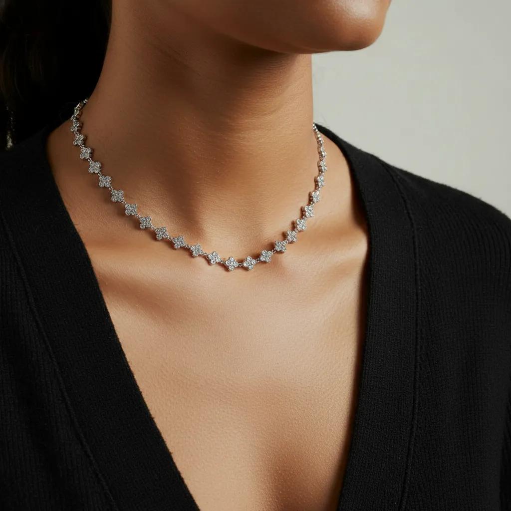 Collana - Collana Serin Silver White - FOTO 2