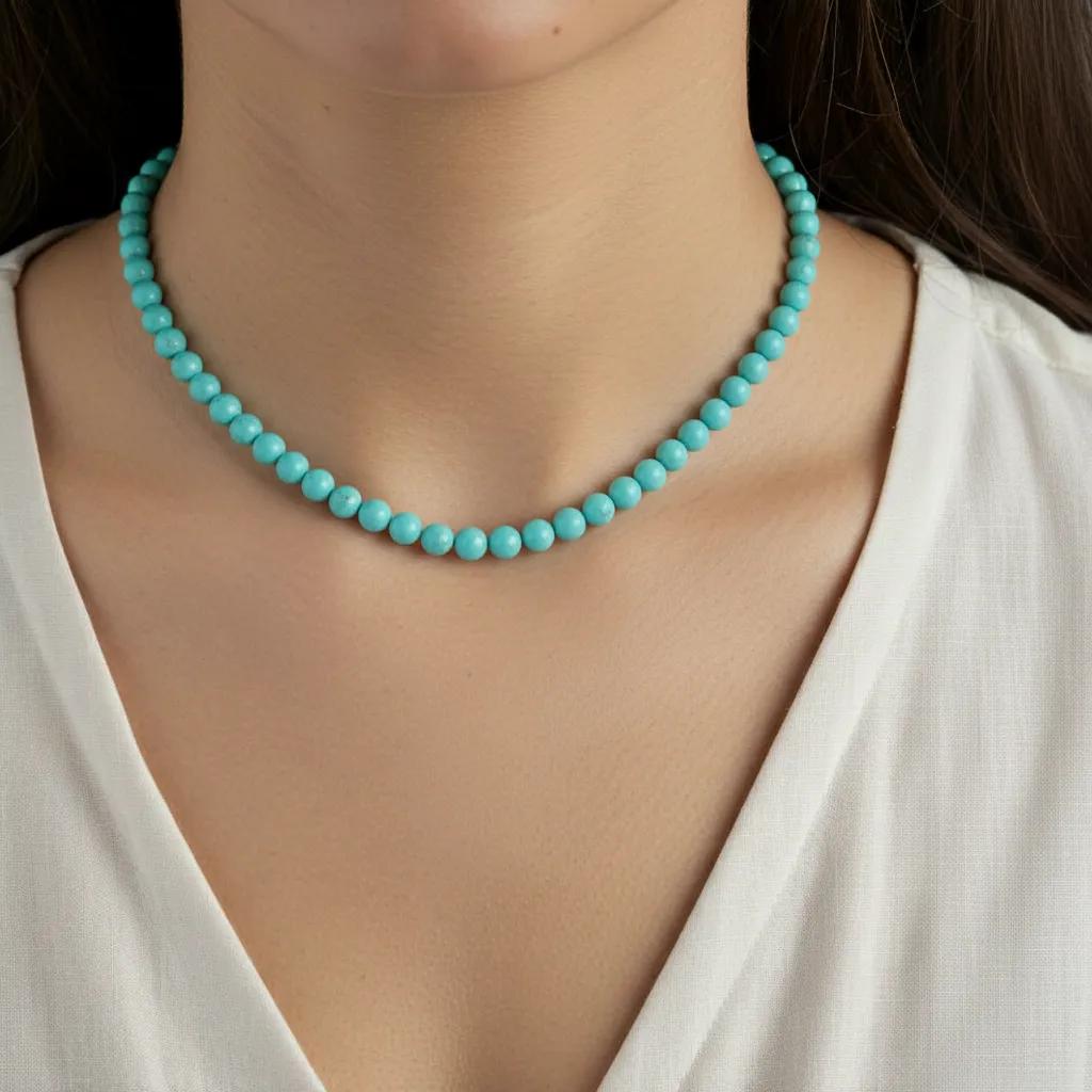 Collana - Collana Turquoise Pearls - FOTO 2