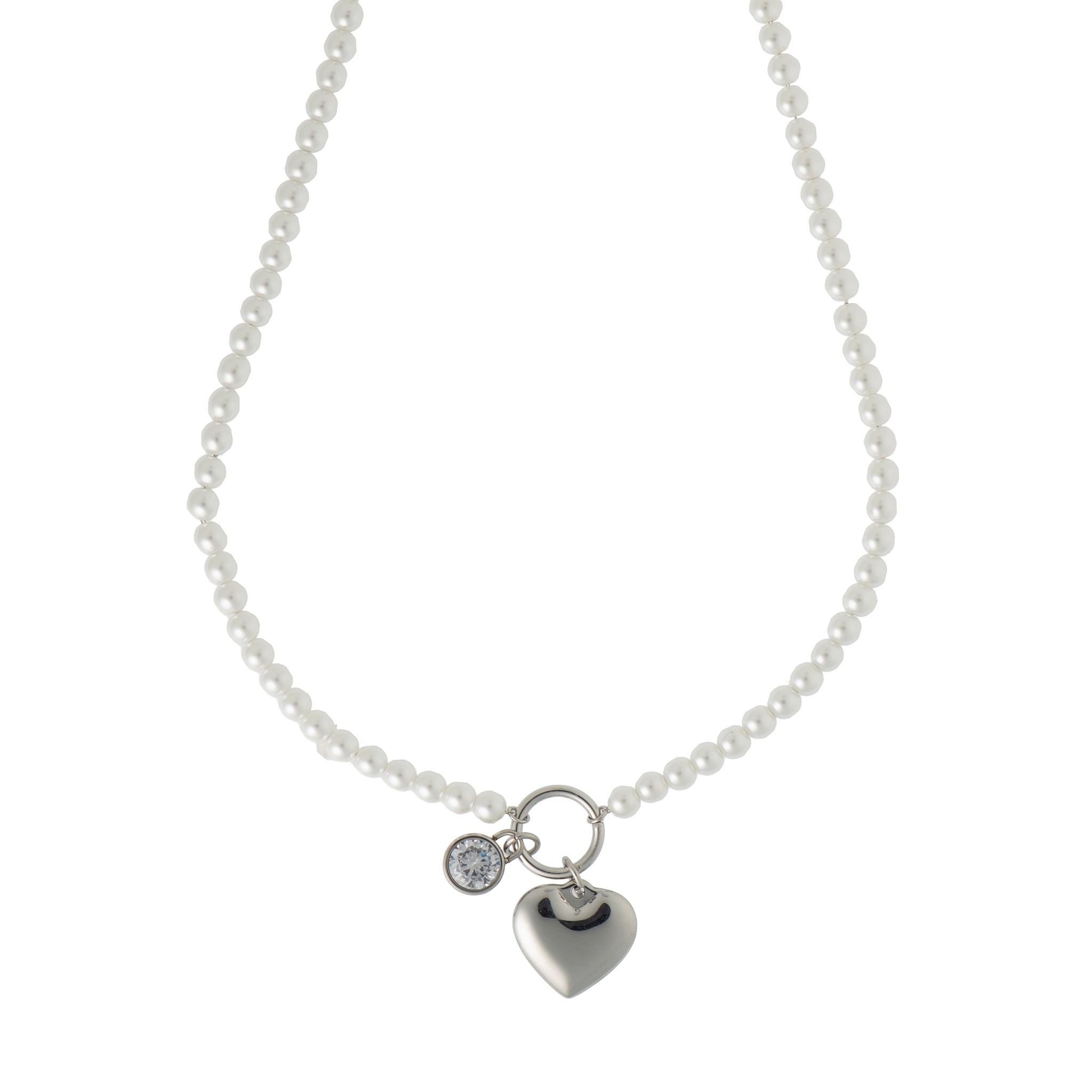 Collana con charm - Collana Dreamy Charms – Perle & Simboli - CUORE