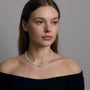 Collana con charm - Collana White Pearl & Sparkling Star Charm - FOTO 2