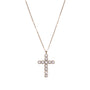 Collana con croce dorato - Collana Bubble Cross - ORO