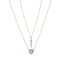 Collana con cuore dorato - Collana Dual Soul