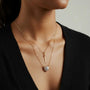 Collana con cuore dorato - Collana Dual Soul - FOTO 2