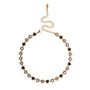 Collana con cuore dorato - Collana Gold Black and White Hearts
