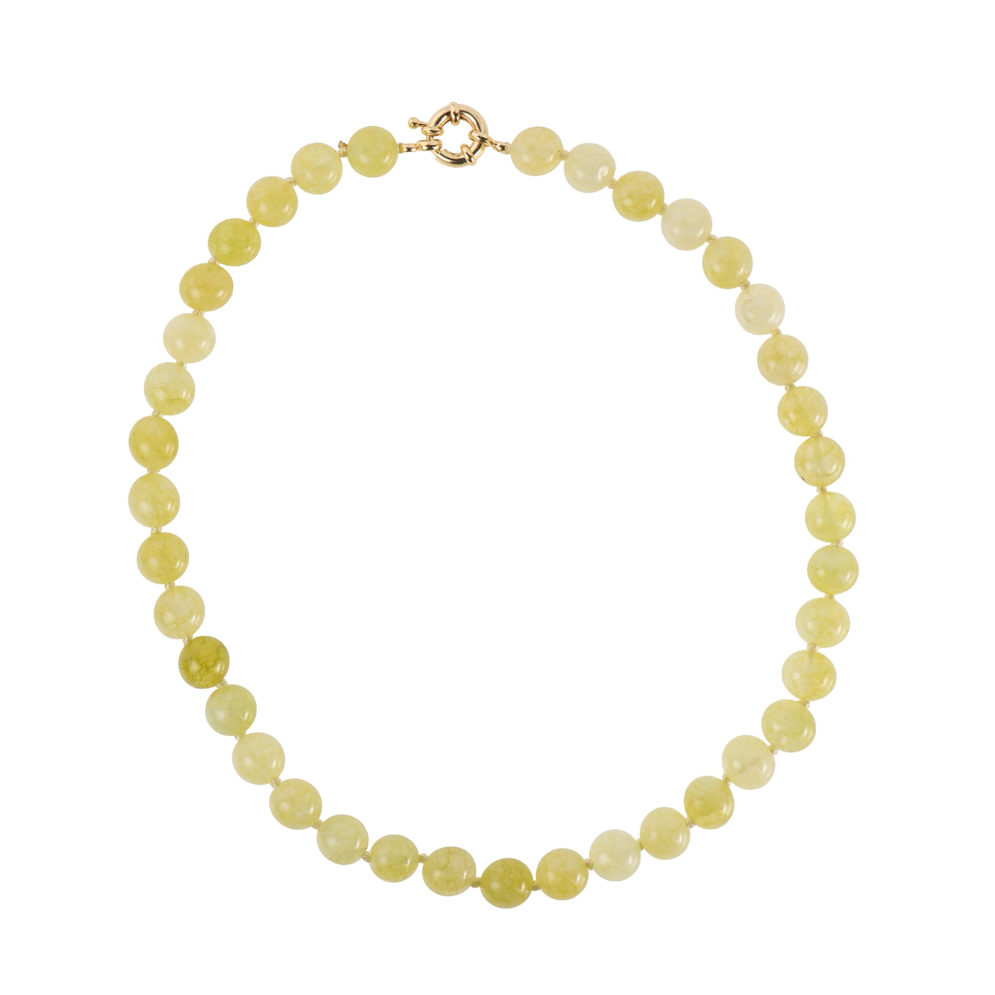 Collana dorato - Collana Bold Summer Beads - GIALLO
