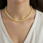 Collana dorato - Collana Bold Summer Beads - GIALLO - FOTO 2