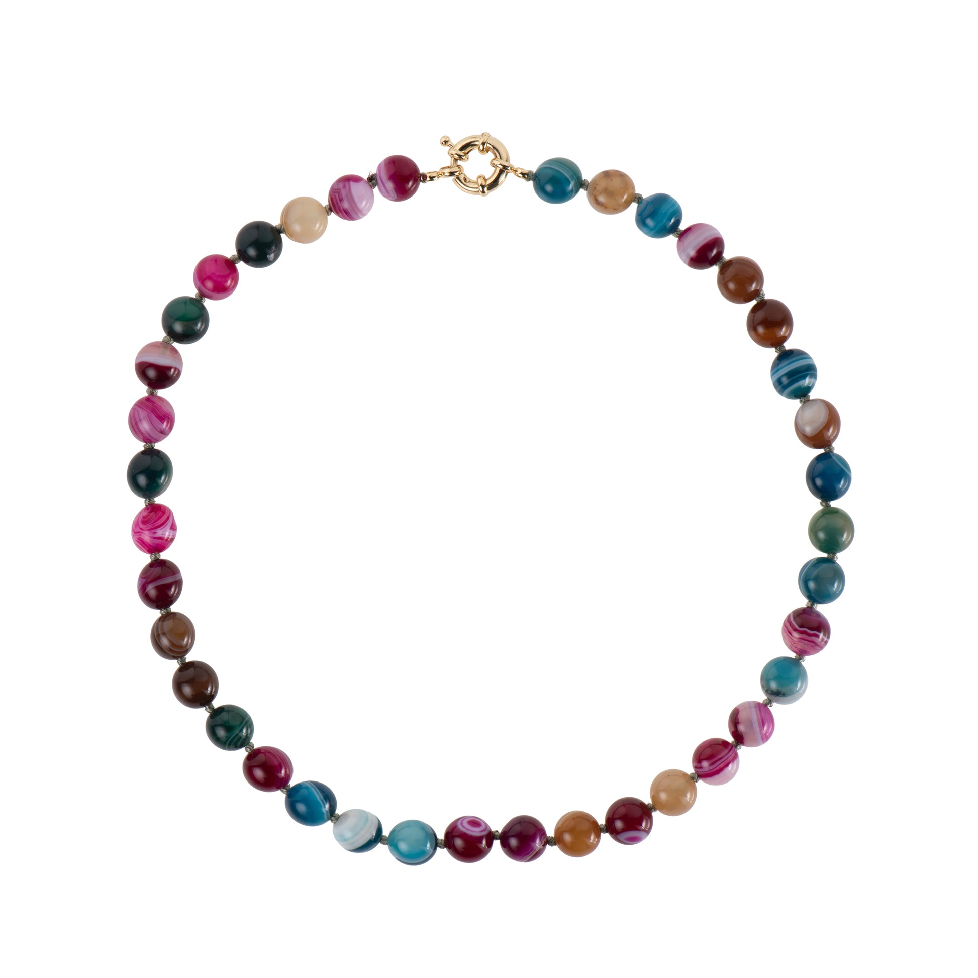 Collana dorato - Collana Bold Summer Beads - MULTICOLOR 