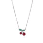 Collana dorato - Collana Cherry Glow Silver