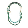 Collana dorato - Collana Emerald Abyss – Maxi Long Necklace