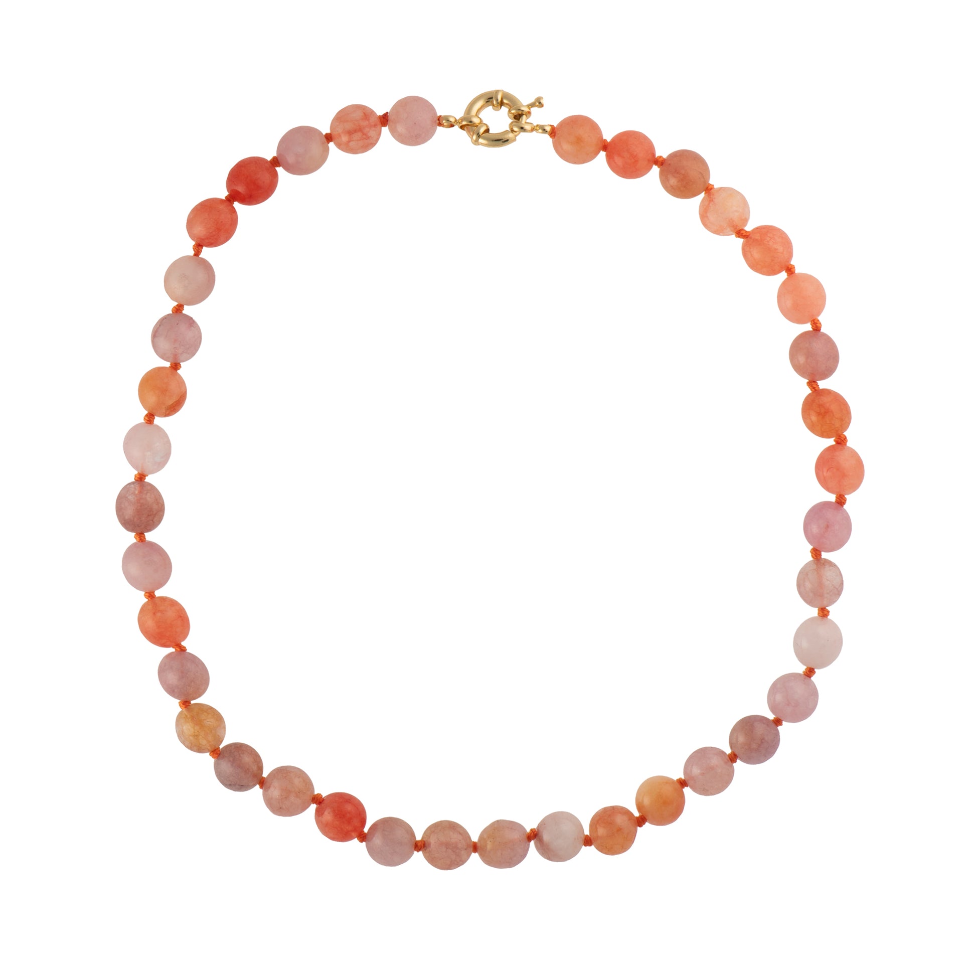 Collana dorato - Collana Gold Bold Summer Beads - multicolor arancione