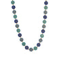 Collana dorato - Collana Gold Flowers Blue - FOTO 3
