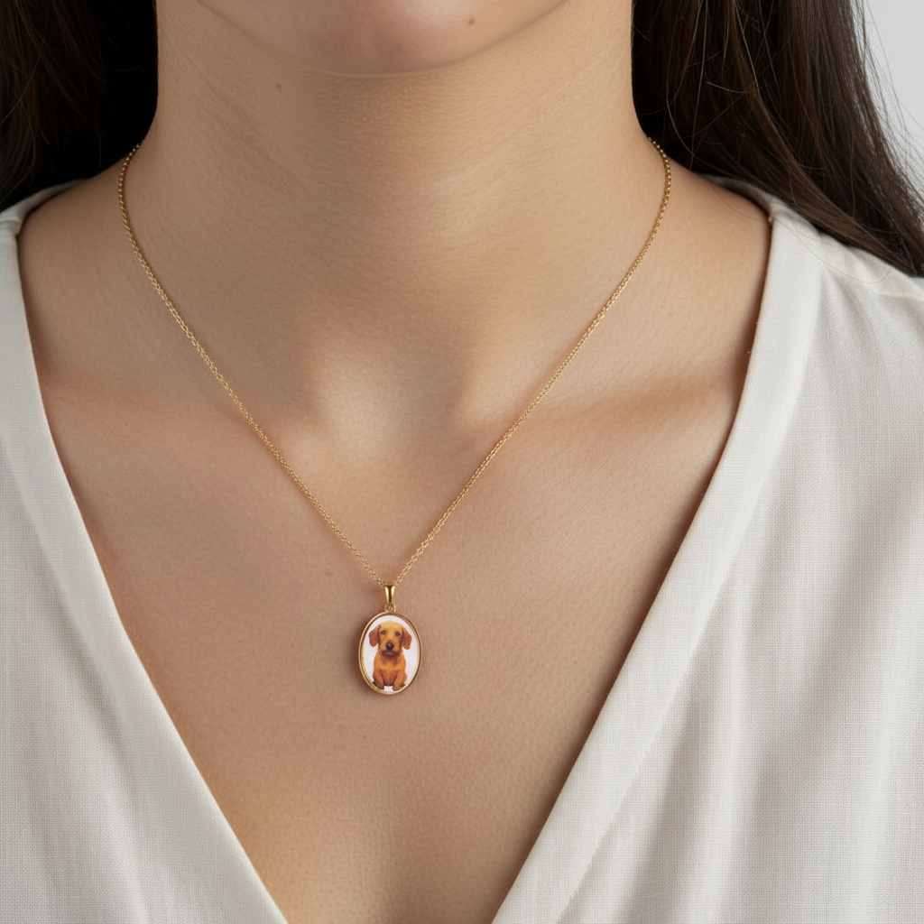 Collana dorato - Collana Golden - FOTO 2
