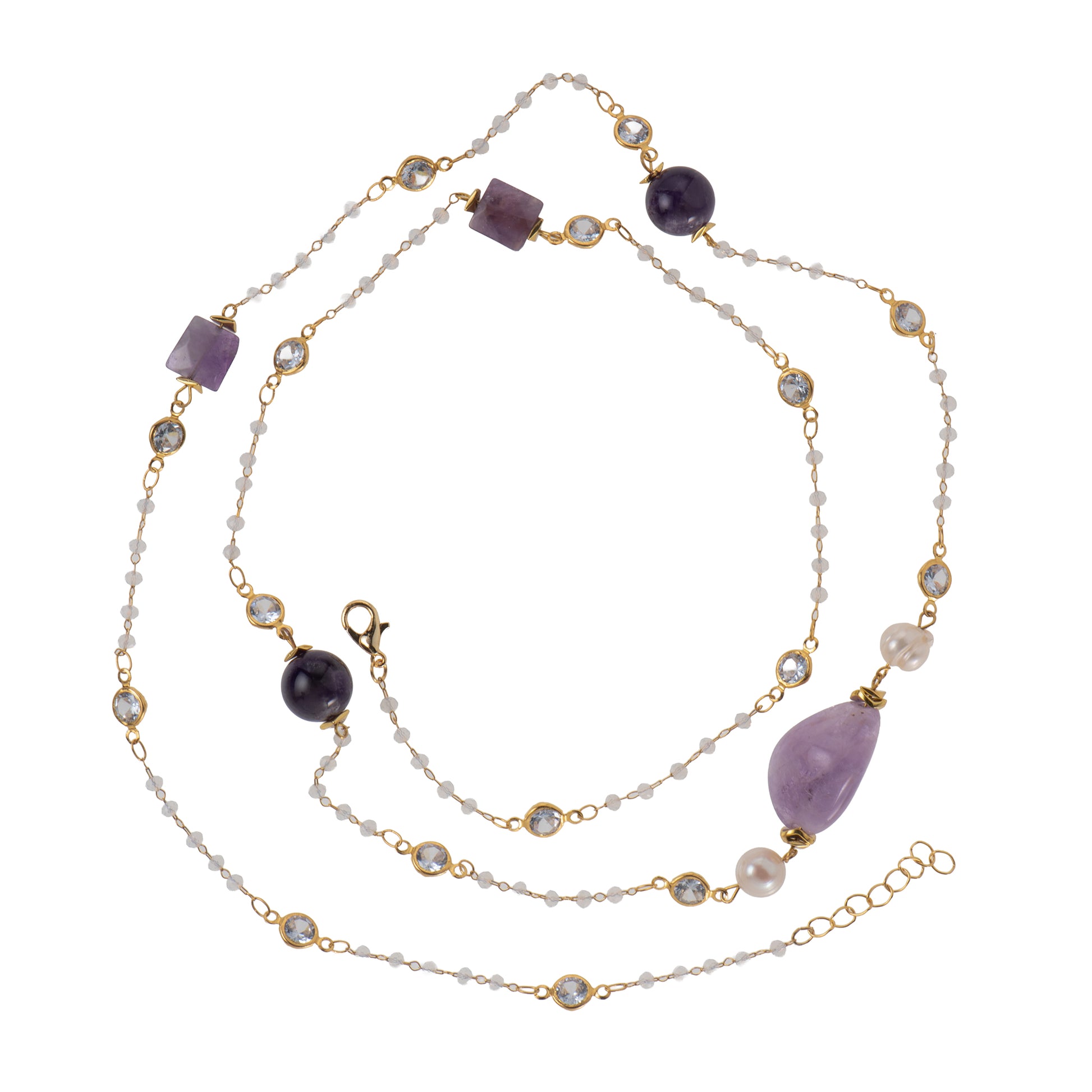Collana dorato - Collana Lila Flow