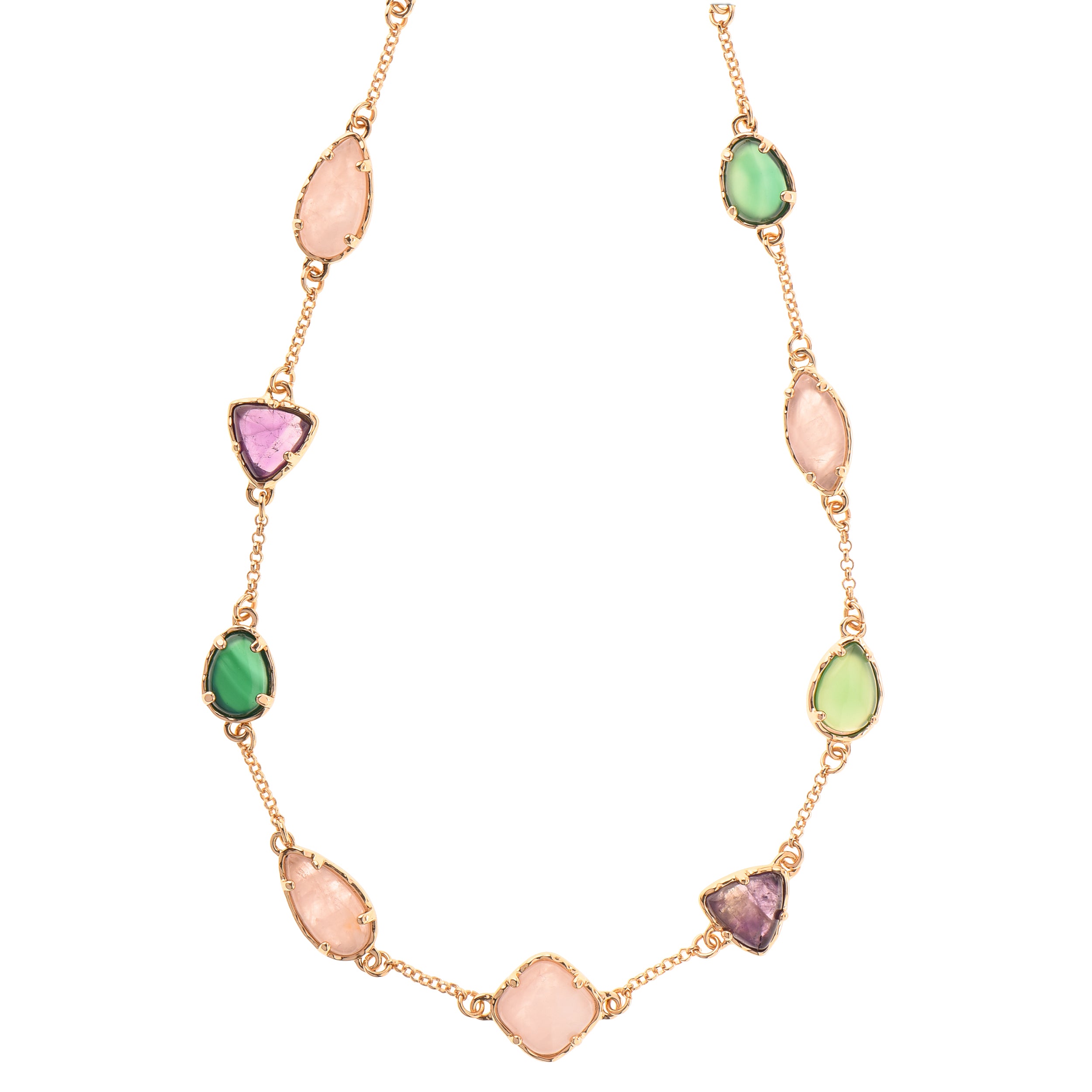 Collana dorato - Collana Mediterranea Long-Gold