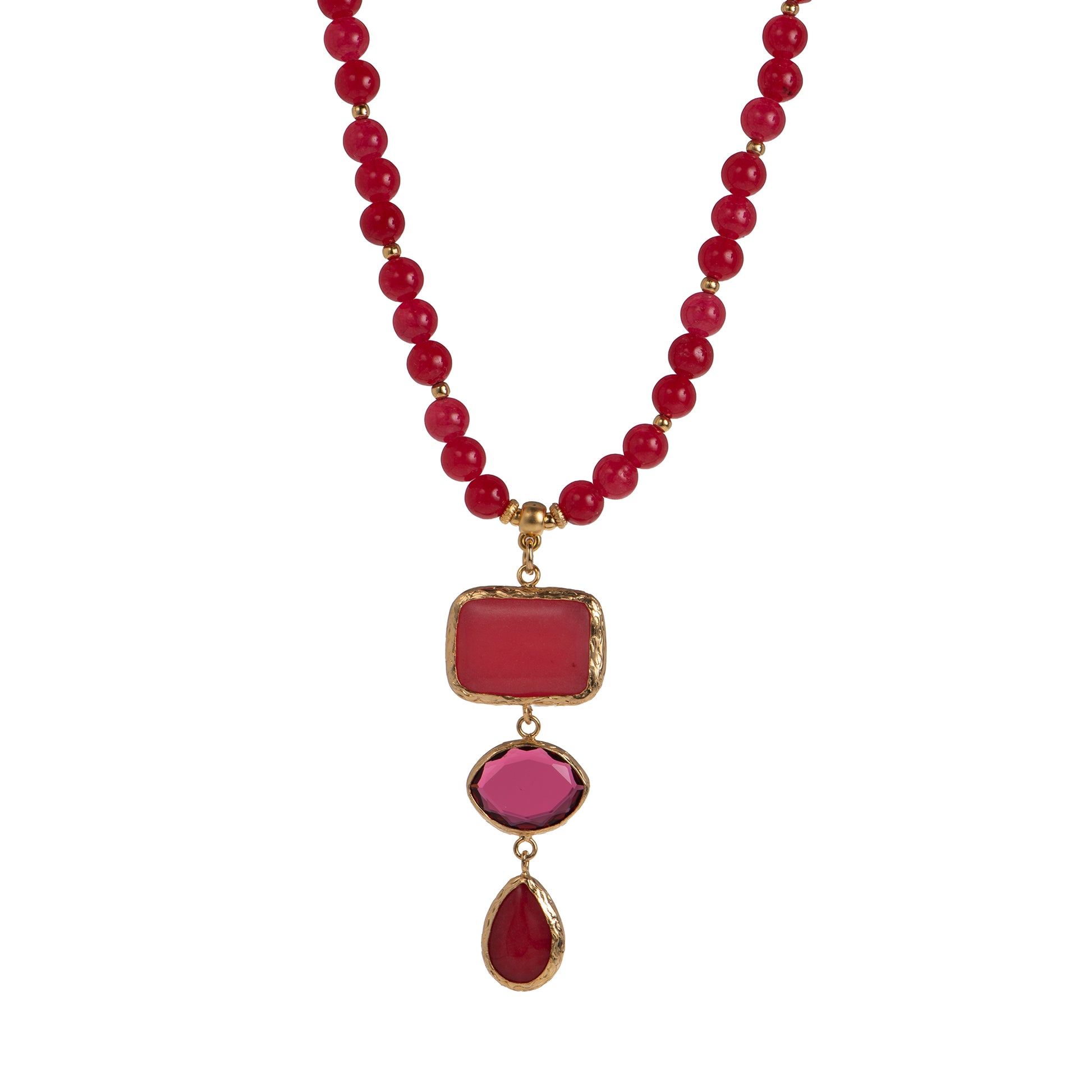 Collana dorato - Collana Mediterranea Red
