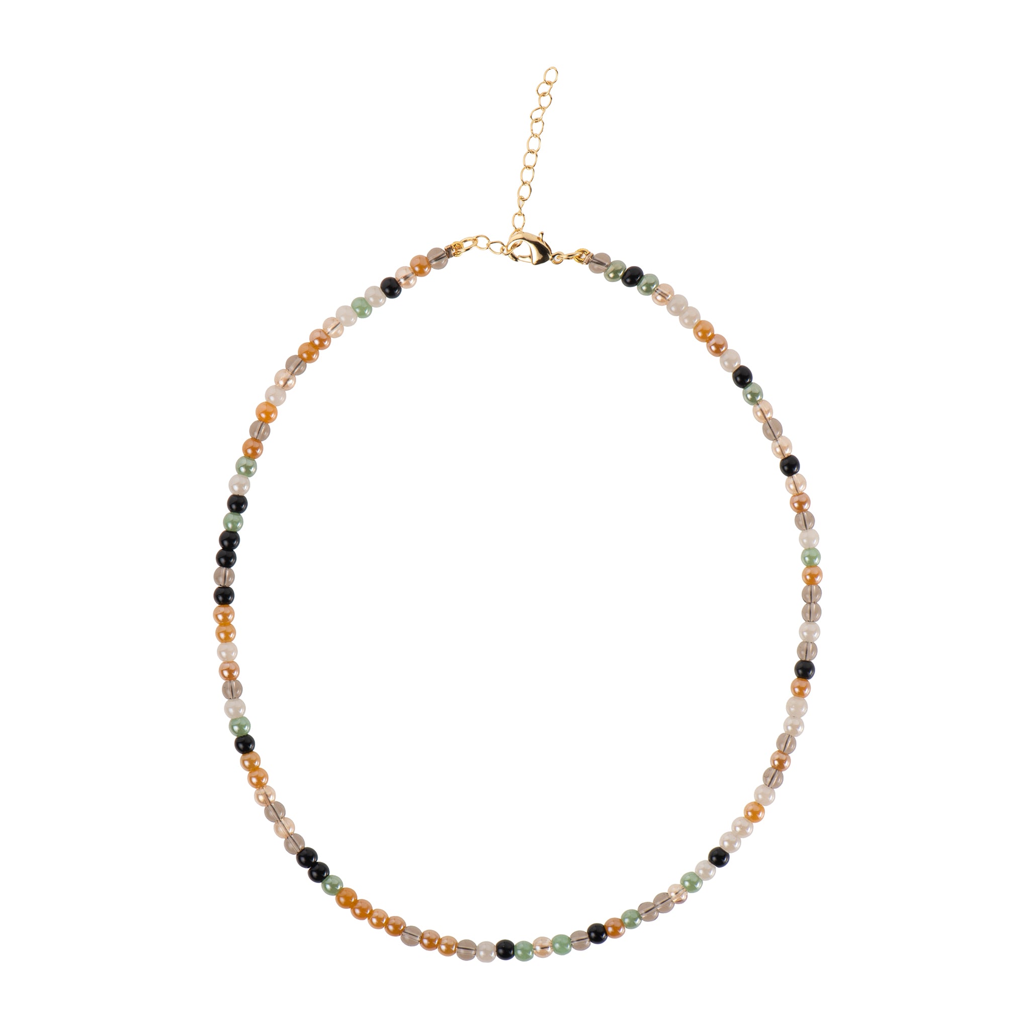 Collana dorato - Collana Salty Beads Gold - MULTICOLOR GIALLO
