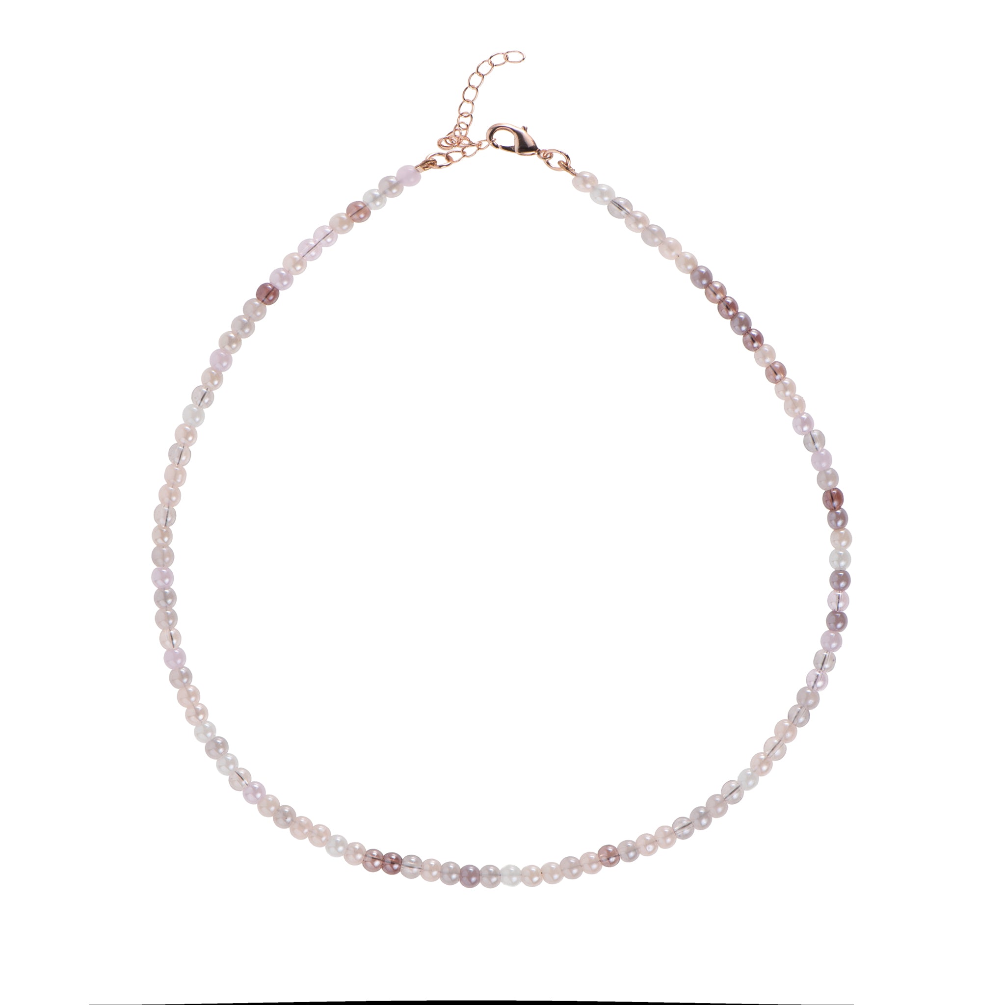 Collana dorato - Collana Salty Beads Rose Gold - MULTICOLORE