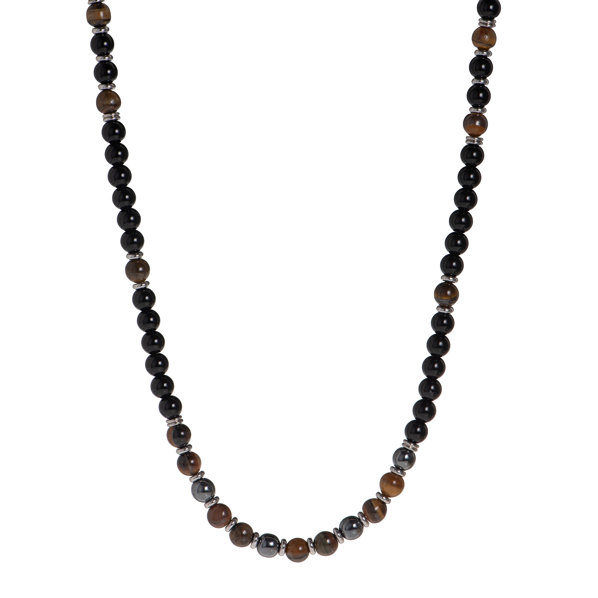 Collana in acciaio inossidabile - Collana Chromatic Path - BRONZO E NERO