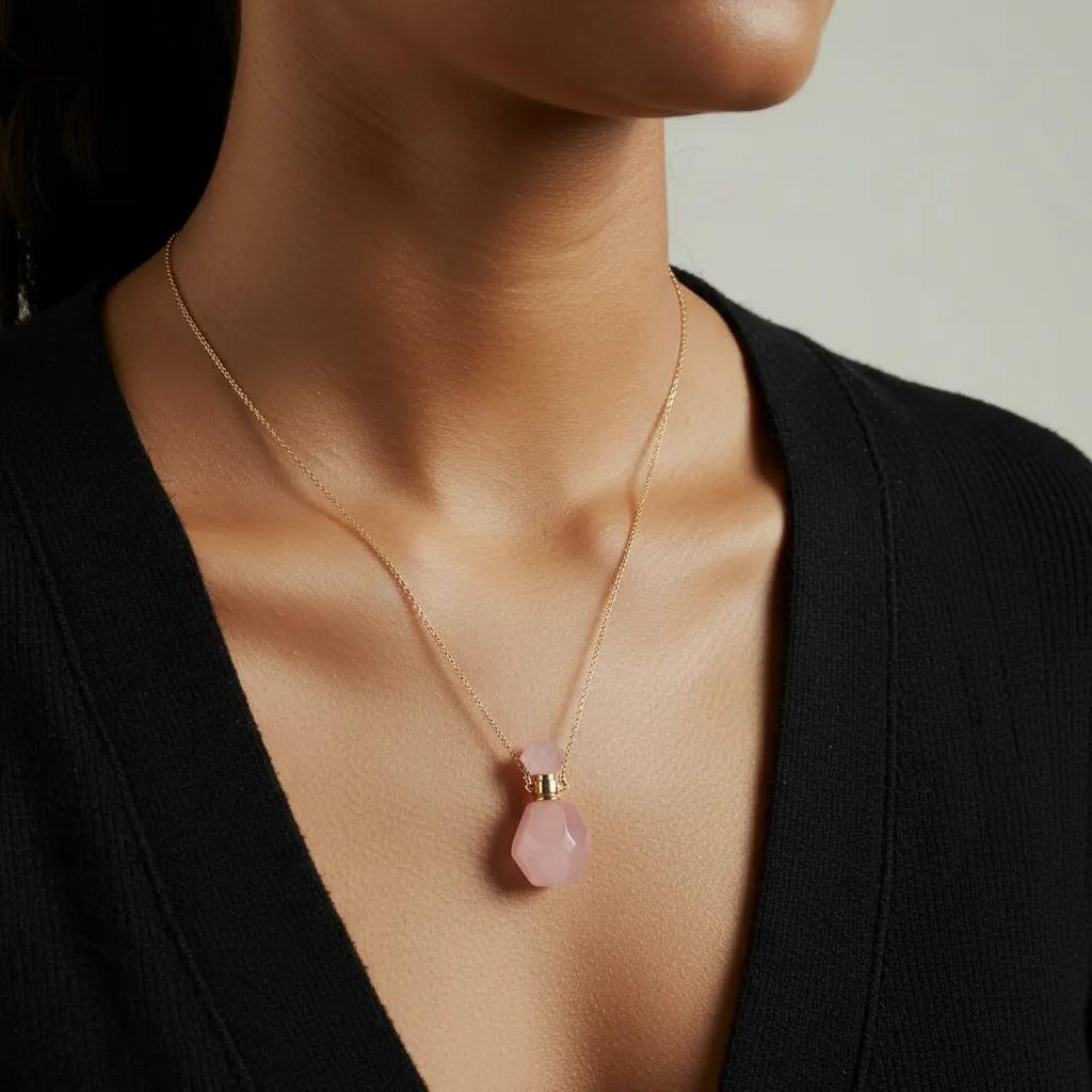 Collana pendenti - Collana Argento Parfume Pink - FOTO 2