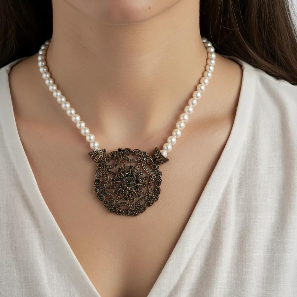 Collana pendenti - Collana Vivien Circle - FOTO 2