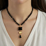 Collana pendenti dorato - Collana Mediterranea Black
