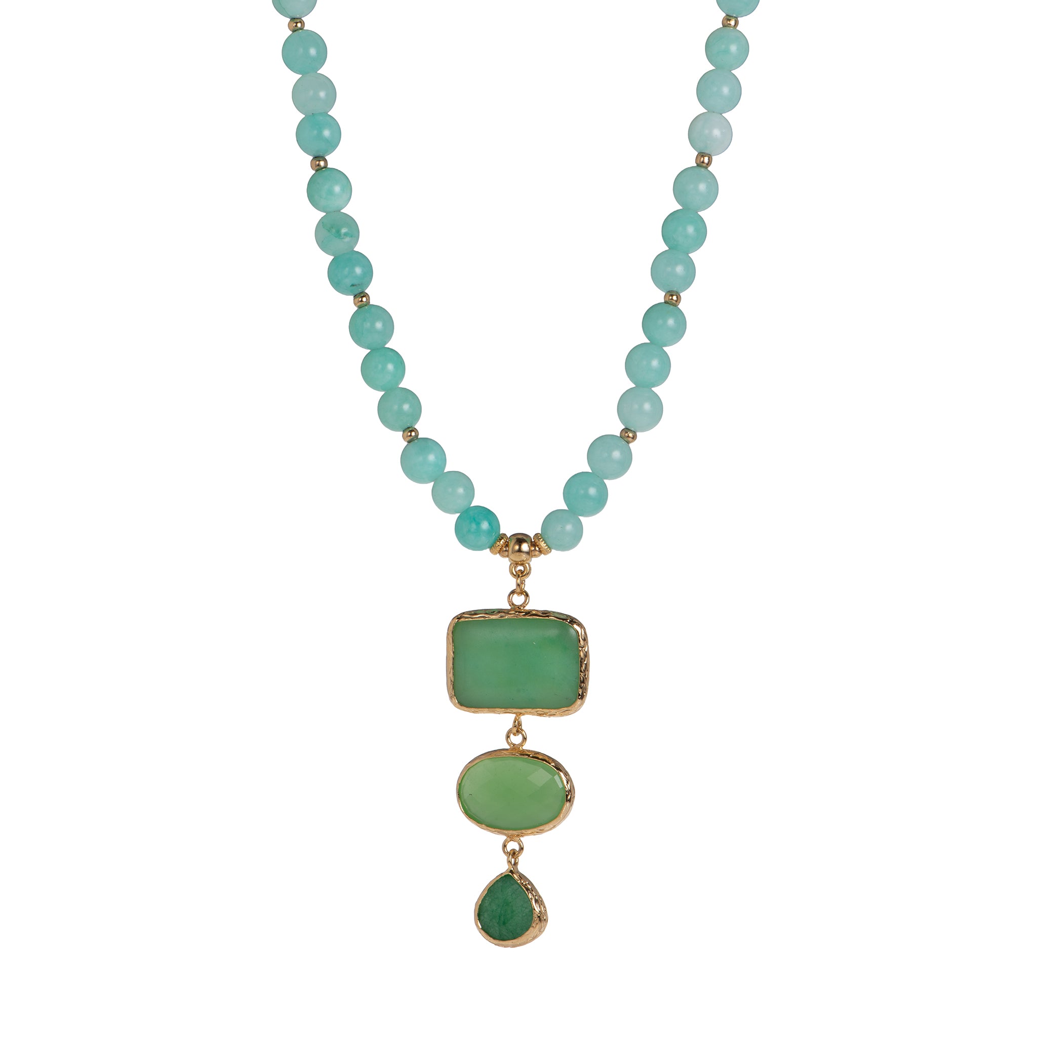 Collana pendenti dorato - Collana Mediterranea Ocean