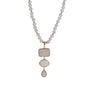 Collana pendenti dorato - Collana Mediterranea White