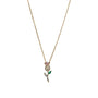 Collana pendenti dorato con zirconi - Collana Rose Garden Gold