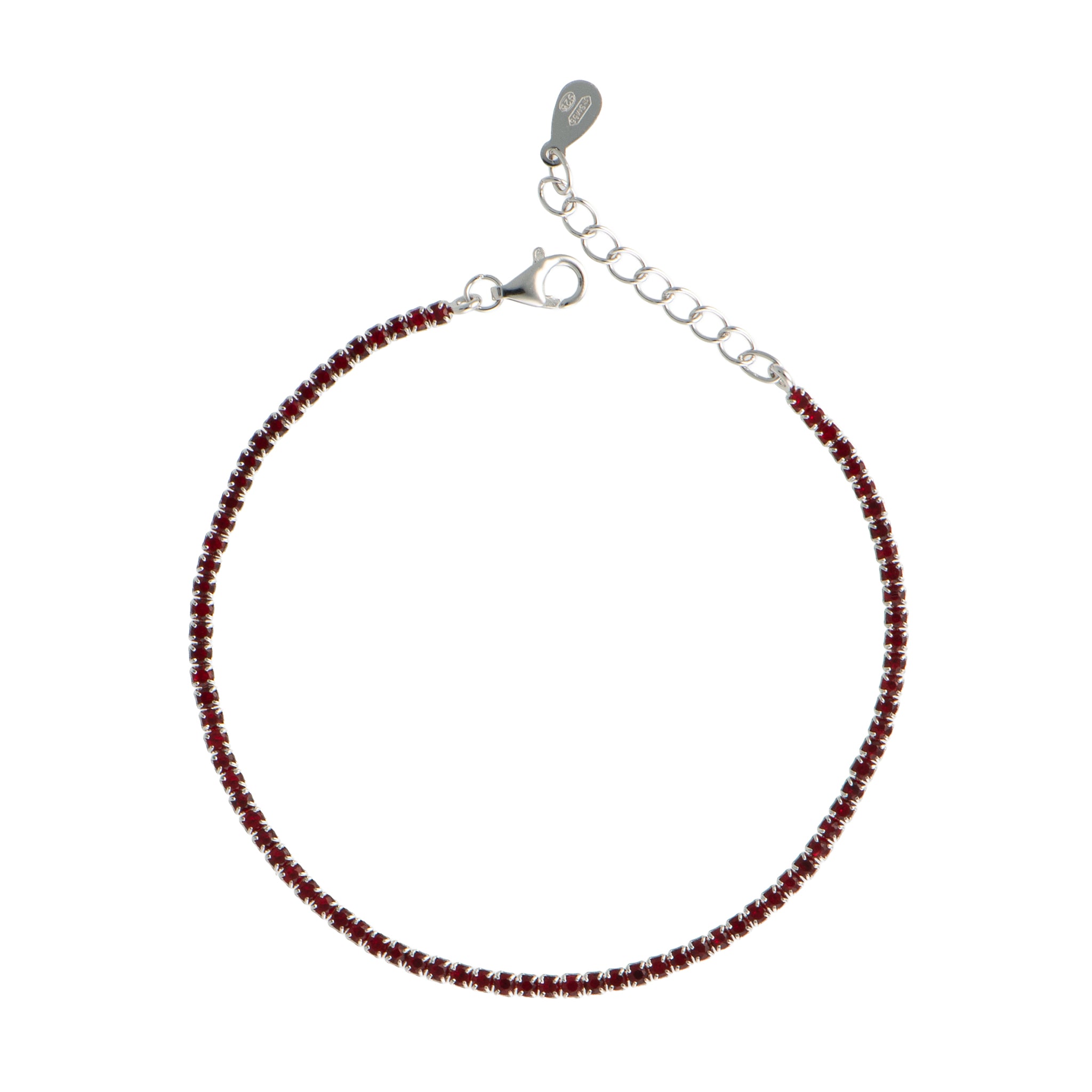 Gioiello - Tennis Silver Rubino