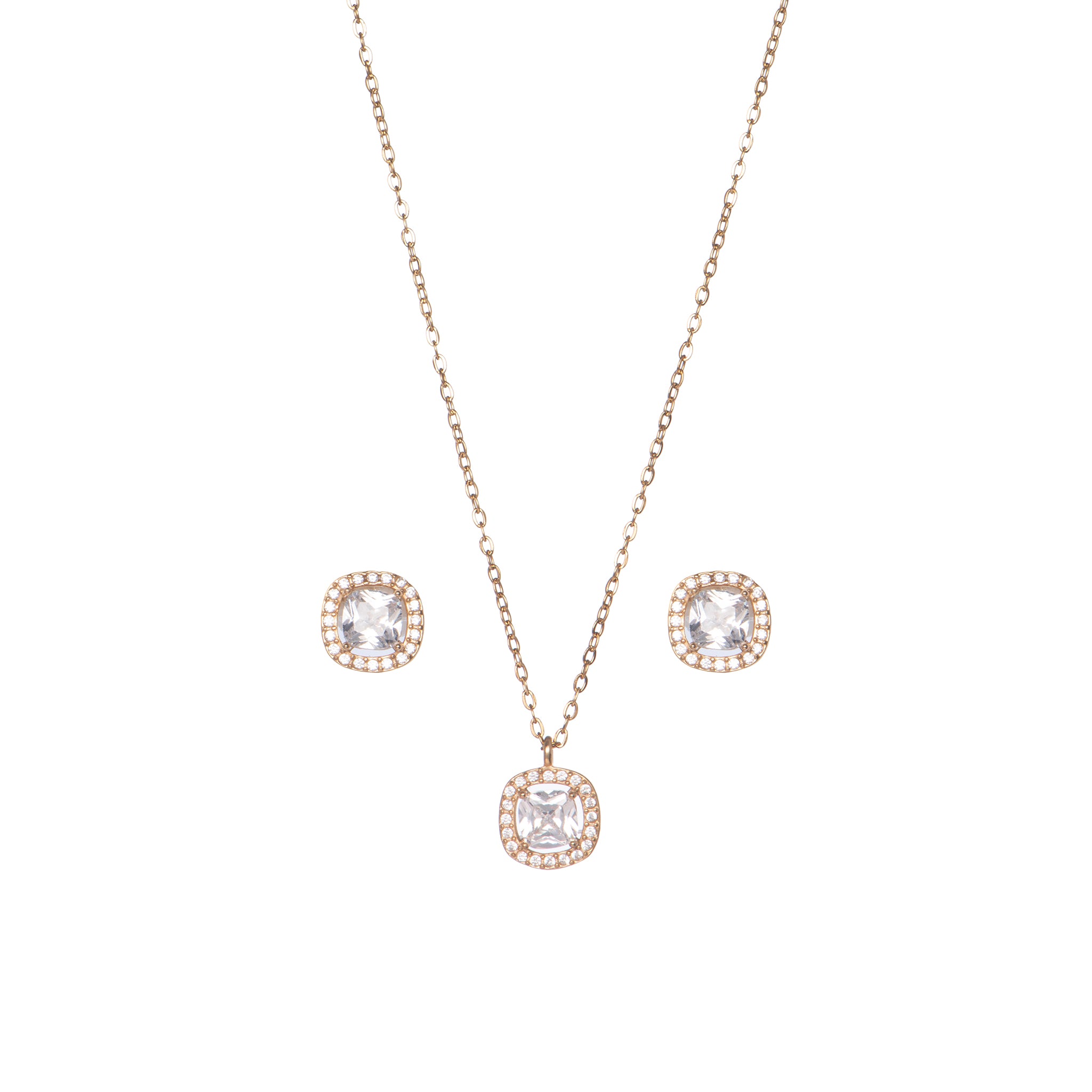 Gioiello dorato - Angelic Halo Set – Timeless Radiance
